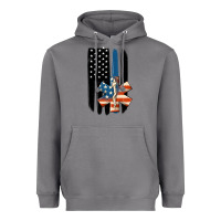 Storm ems american flag Heavyweight Hoodie - MaliasSmallBusiness