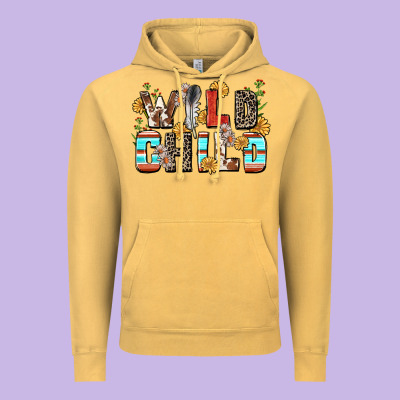 Wild Child Vintage Hoodie Designed By Zillion Design Studio