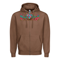 Chestnut super nurse libbey glass Zipper Hoodie - BundleAndBundleShop