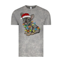 Cloud Rock christmas french bulldog Vintage Tee - RanaPortraitStore