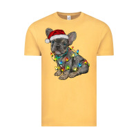 Vintage Mustard christmas french bulldog Vintage Tee - RanaPortraitStore