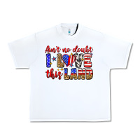 White ain't no doubt i love this land Urban Heavy Tee - Zillion Design Studio