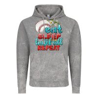 Cloud Rock eat sleep baseball repeat Vintage Hoodie - texasbilliewilder