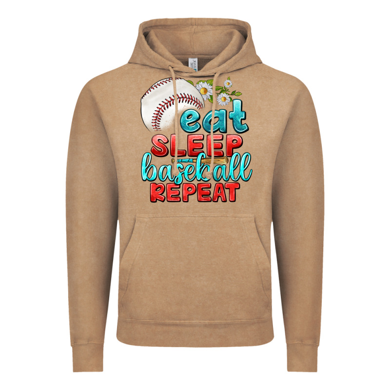 Eat Sleep Baseball Repeat Vintage Hoodie by texasbilliewilder | Teevron