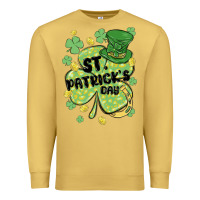 Antique Gold st. patrick's day shamrock Premium Sweatshirt - MaliasSmallBusiness