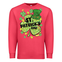 Cardinal st. patrick's day shamrock Premium Sweatshirt - MaliasSmallBusiness