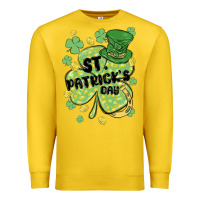 Lemon st. patrick's day shamrock Premium Sweatshirt - MaliasSmallBusiness
