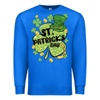 True Royal st. patrick's day shamrock Premium Sweatshirt - MaliasSmallBusiness