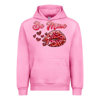 Fuchsia Pink be mine kiss Urban Hoodie - RanaPortraitStore