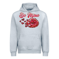 Heather Grey be mine kiss Urban Hoodie - RanaPortraitStore