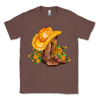 Chestnut yellow  cowgirl and roses Classic Tee - AdoDesignShop