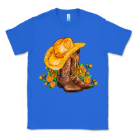 True Royal yellow  cowgirl and roses Classic Tee - AdoDesignShop