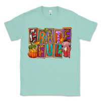 Seafoam grateful thanksgiving Classic Tee - FaDigitalArtStudio