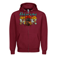Burgundy doberman mom Zipper Hoodie - Artiststas