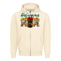 Sandshell doberman mom Zipper Hoodie - Artiststas
