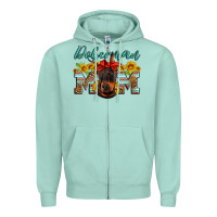 Doberman Mom Zipper Hoodie | Teevron