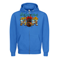 True Royal doberman mom Zipper Hoodie - Artiststas