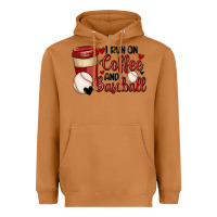 Meerkat i run on coffee and baseball Heavyweight Hoodie - MaliasSmallBusiness