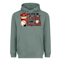 Sage i run on coffee and baseball Heavyweight Hoodie - MaliasSmallBusiness