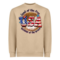 Mushroom land of the free usa because of the brave billie w Heavyweight Sweatshirt - texasbilliewilder