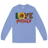 Colony Blue love mexico Long Sleeve Tee - HRA Design Shop