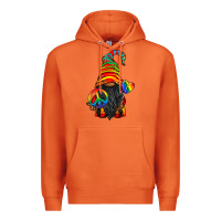 Carrot LGBTQ+ Pride Gnome With Candy Premium Hoodie - BundleAndBundleShop