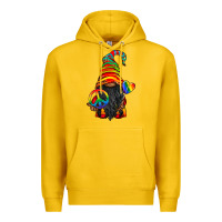 Lemon LGBTQ+ Pride Gnome With Candy Premium Hoodie - BundleAndBundleShop
