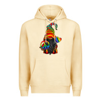 Pina Colada LGBTQ+ Pride Gnome With Candy Premium Hoodie - BundleAndBundleShop