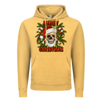 Vintage Mustard Merry Christmas Vintage Hoodie - RanaPortraitStore