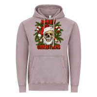 Vintage Zinc Merry Christmas Vintage Hoodie - RanaPortraitStore