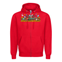 Red nurse squad libbey glass Zipper Hoodie - BundleAndBundleShop