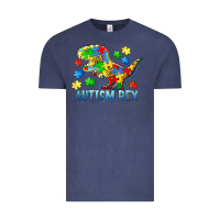 Vintage Denim autism rex Vintage Tee - BarkalooDesign