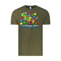 Vintage Olive autism rex Vintage Tee - BarkalooDesign