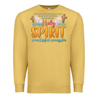 Antique Gold holy spirit wonderful counselor Premium Sweatshirt - MaliasSmallBusiness