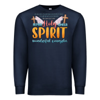 Navy holy spirit wonderful counselor Premium Sweatshirt - MaliasSmallBusiness