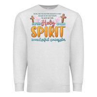 Oatmeal Heather holy spirit wonderful counselor Premium Sweatshirt - MaliasSmallBusiness