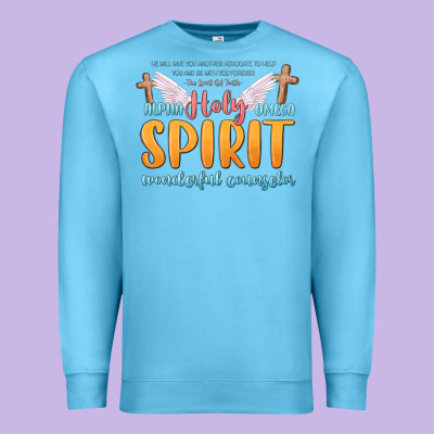 Holy Spirit Wonderful Counselor Premium Sweatshirt Designed By Maliassmallbusiness