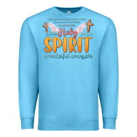 Ocean Blue holy spirit wonderful counselor Premium Sweatshirt - MaliasSmallBusiness