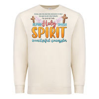 Sandshell holy spirit wonderful counselor Premium Sweatshirt - MaliasSmallBusiness