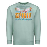 Seafoam holy spirit wonderful counselor Premium Sweatshirt - MaliasSmallBusiness