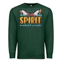 Sports Green holy spirit wonderful counselor Premium Sweatshirt - MaliasSmallBusiness