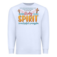 White holy spirit wonderful counselor Premium Sweatshirt - MaliasSmallBusiness