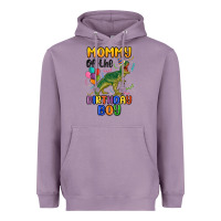 Lavender mommy of the birthday boy Heavyweight Hoodie - MaliasSmallBusiness