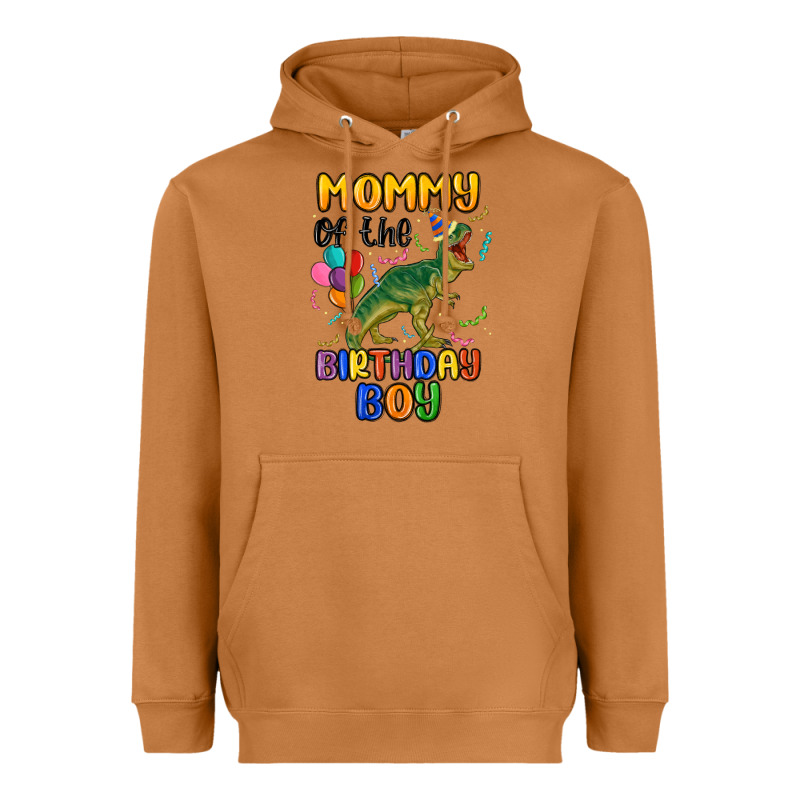 Mommy Of The Birthday Boy Heavyweight Hoodie by MaliasSmallBusiness | Teevron