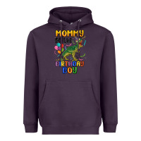 Plum mommy of the birthday boy Heavyweight Hoodie - MaliasSmallBusiness