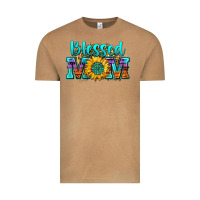 Vintage Camel blessed mom sunflower Vintage Tee - Zillion Design Studio