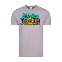 Vintage Zinc blessed mom sunflower Vintage Tee - Zillion Design Studio
