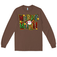 Chestnut Christmas merry mini Long Sleeve Tee - FaDigitalArtStudio