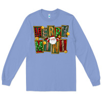 Colony Blue Christmas merry mini Long Sleeve Tee - FaDigitalArtStudio