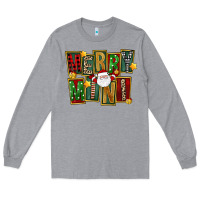 Heather Grey Christmas merry mini Long Sleeve Tee - FaDigitalArtStudio